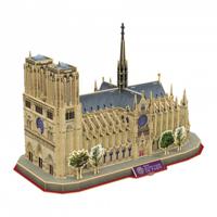 3D Puzzel Notre Dame De Paris - 128 Stukjes - thumbnail