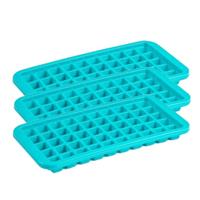 Plasticforte Tray met Cocktail ijsblokjes - 3x stuks - ijsklontjes vormen - 50 vakjes - kunststof -