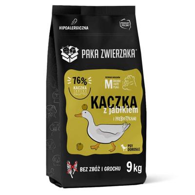 PAKA ZWIERZAKA Duck with apple M - droog hondenvoer - 9kg