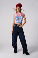 Tweekleurige jeans - BLUE - 38