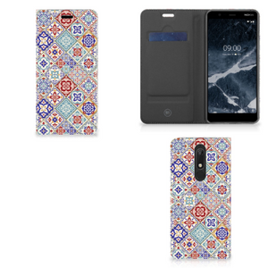 Nokia 5.1 (2018) Standcase Tiles Color