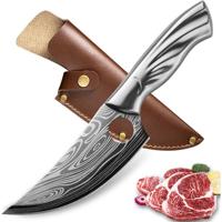 T&M Knives Koksmes Professioneel Hakmes Japans RVS Ergonomisch Handvat 27CM - thumbnail