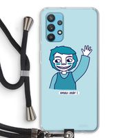 Zwaai: Samsung Galaxy A32 4G Transparant Hoesje met koord