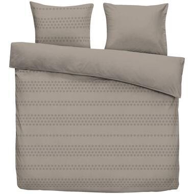 Dekbedovertrek Maysa - beige - 200x220 cm - Leen Bakker