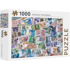 Rebo Productions legpuzzel Notes of the World karton 1000 stukjes