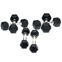 Hexa Dumbbells - Focus Fitness - 2 x 10 kg - thumbnail