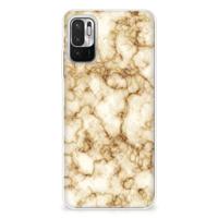 Xiaomi Redmi Note 10/10T 5G | Poco M3 Pro | TPU | Siliconen hoesje | Marmer Goud