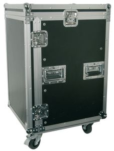 Power Dynamics PD-F12U8 19" Flightcase Rack met zwenkwielen 12HE + 8HE