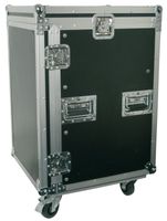 Power Dynamics PD-F12U8 19" Flightcase Rack met zwenkwielen 12HE + 8HE - thumbnail