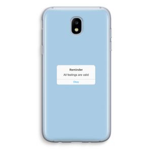 Reminder: Samsung Galaxy J5 (2017) Transparant Hoesje