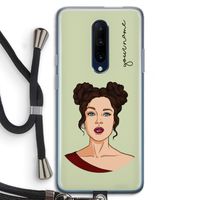 Pop-Art Creator: OnePlus 7 Pro Transparant Hoesje met koord