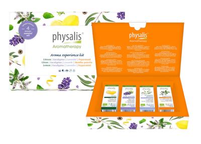 Physalis Aromatherapy Essentiële Oliën Aroma Experience Kit Pakket 4x10ml Physalis Aromatherapy Essentiële Oliën Aroma Experience Kit Pakket 4x10ml