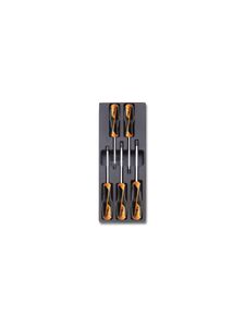 Beta Harde voorgevormde inzetbakken met assortiment gereedschap T206 - 024240206