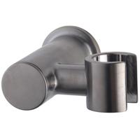 Wiesbaden Kantelbare Wandhanddouchehouder Gunmetal - Hoogwaardig Messing