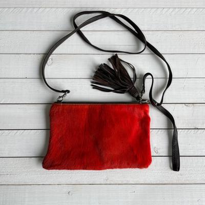 Tas Carol Springbok rood 23x15cm