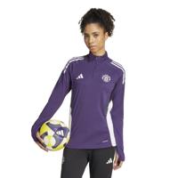 adidas Manchester United Trainingstrui 1/4-Zip 2025-2026 Dames Paars Wit Zwart