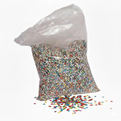 Confetti snippers van papier - multi kleuren - 5 kilo zak - feestartikelen