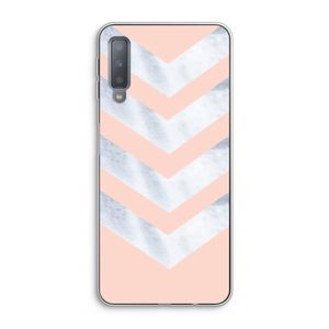 Marmeren pijlen: Samsung Galaxy A7 (2018) Transparant Hoesje