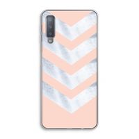 Marmeren pijlen: Samsung Galaxy A7 (2018) Transparant Hoesje