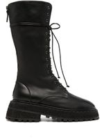 Marsèll Carro lace-up leather boots - Noir - thumbnail