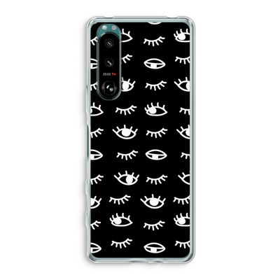 Eye pattern #3: Sony Xperia 5 III Transparant Hoesje
