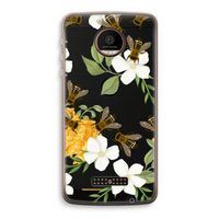 No flowers without bees: Motorola Moto Z Force Transparant Hoesje