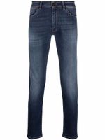 Pt01 jean slim à taille mi-haute - Bleu