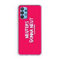 Neuters (roze): Samsung Galaxy A32 4G Transparant Hoesje