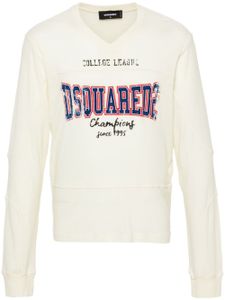 DSQUARED2 t-shirt à logo imprimé - Tons neutres