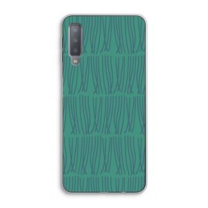 Swirls: Samsung Galaxy A7 (2018) Transparant Hoesje