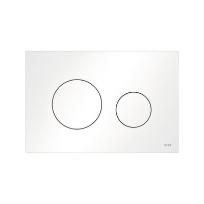 Bedieningsplaat TECE Loop Met Duospoeltechniek Mat Wit