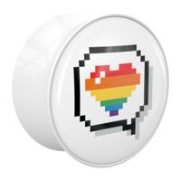 Double Flared Plug met Pride! Design Acryl Tunnels & Plugs - thumbnail