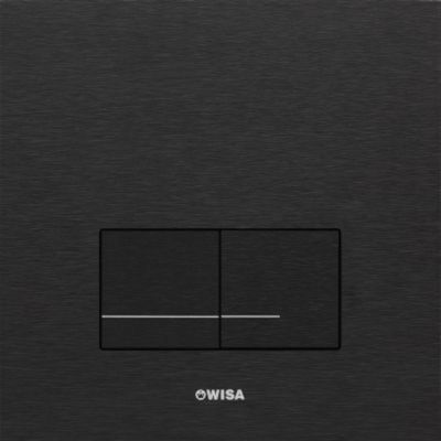 Wisa Delos bedieningspaneel aluminium mat zwart tbv Wisa XF/XS