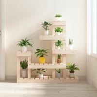 Plantenstandaard 92x25x97 cm massief grenenhout