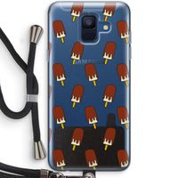 Yummy: Samsung Galaxy A6 (2018) Transparant Hoesje met koord