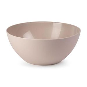 Serveerschaal/saladeschaal - D26 x H12 cm - kunststof - beige