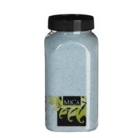 Zand lichtblauw fles 1 kilogram - Mica decorations