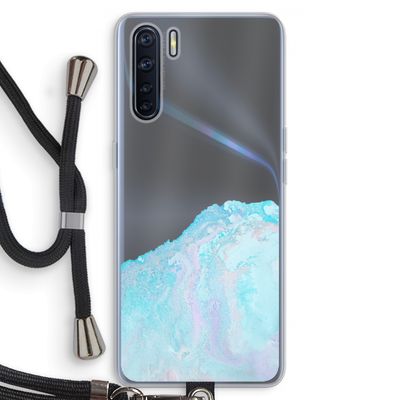 Fantasie pastel: Oppo A91 Transparant Hoesje met koord