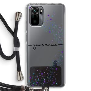 Sterren: Xiaomi Redmi Note 10 Pro Transparant Hoesje met koord