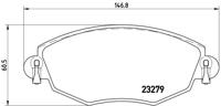 Remmenset, remschijf BREMBO, Remschijftype: Geperforeerd, Inbouwplaats: Achteras: , u.a. für Ford, Jaguar