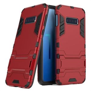 Armor Series Samsung Galaxy S10e Hybrid Case met Standaard - Rood