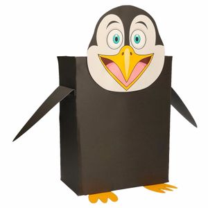 Pinguin Sinterklaas surprise zelf maken knutselpakket