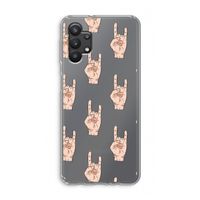 Rock: Samsung Galaxy A32 5G Transparant Hoesje