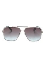 Marc Jacobs Eyewear lunettes de soleil à monture pilote - Gris