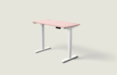 Desktronic HomePro bureau Wit / Zachtroze / 120x60 cm