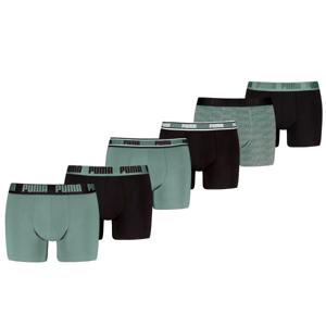 Puma Boxershorts 6-pack Sage / Black-M