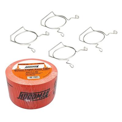 Hoodman Drone Tape Clips + Drone Flight Zone Tape