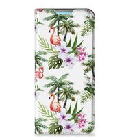 Xiaomi Redmi 10 Hoesje maken Flamingo Palms - thumbnail