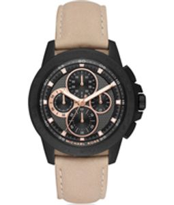 Horlogeband Michael Kors MK8520 Leder Beige 22mm
