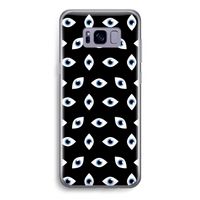 Eyes pattern: Samsung Galaxy S8 Transparant Hoesje